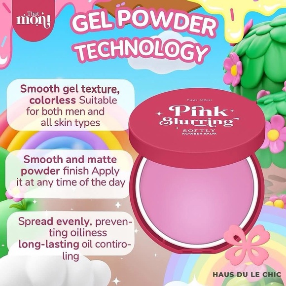Pink Blurring Softly Powder Balm TRENDING - Picture 3 of 6